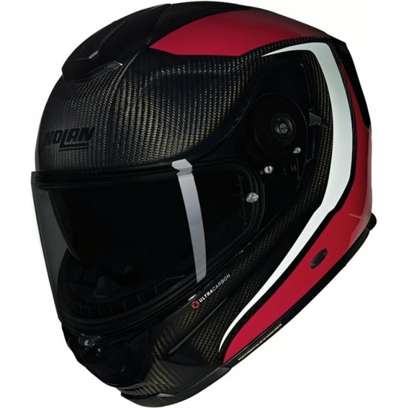 NOLAN X-903 Ultra Carbon Intrigo Carbon / Red / White