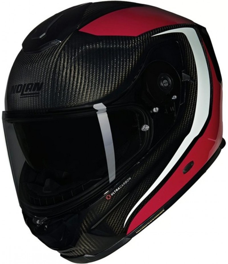 NOLAN X-903 Ultra Carbon Intrigo Carbon / Red / White