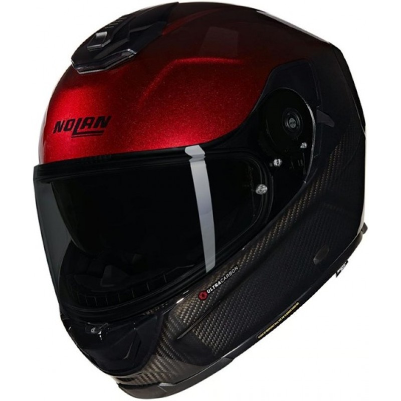 NOLAN X-903 Ultra Carbon Verniciatura Speciale Carbon / Red Viscerale / Black