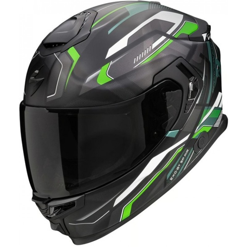 SCORPION Exo-GT SP Air Augusta Matt Black / Grey / Green