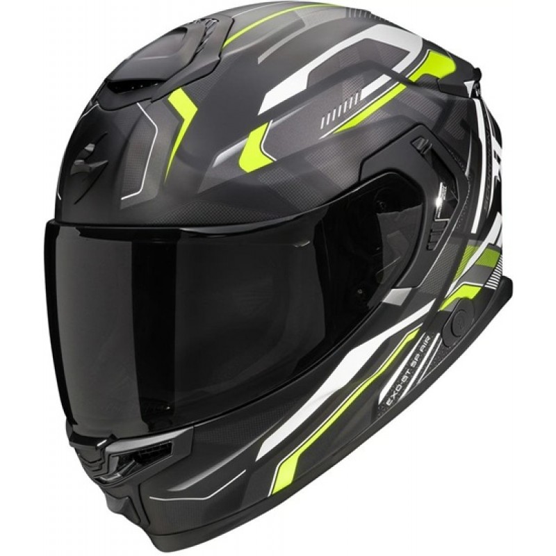 SCORPION Exo-GT SP Air Augusta Matt Black / Grey / Neon Yellow