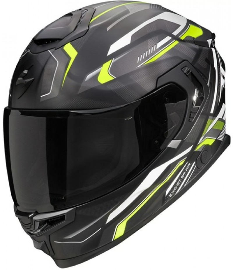 SCORPION Exo-GT SP Air Augusta Matt Black / Grey / Neon Yellow