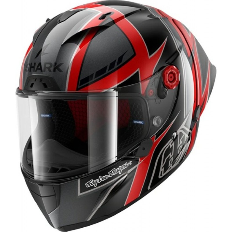 SHARK Race-R PRO GP 06 TLD Cam Petersen Black / Red / Anthracite