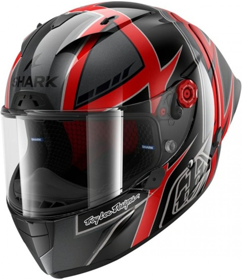 SHARK Race-R PRO GP 06 TLD Cam Petersen Black / Red / Anthracite