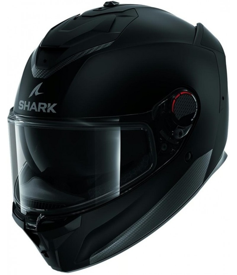 SHARK Spartan GT Pro Blank Mat Black