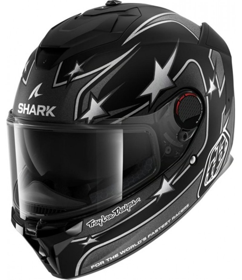 SHARK Spartan GT Pro TLD Flagstaff Black / Anthracite / Silver SHARK