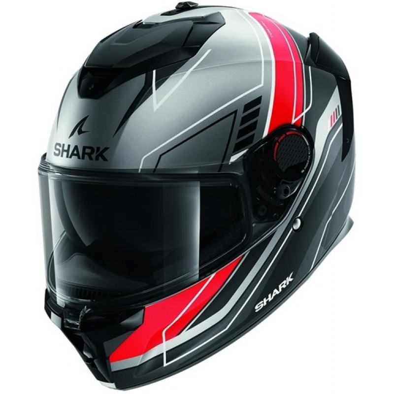 SHARK Spartan GT Pro Toryan Anthracite / Red / Black