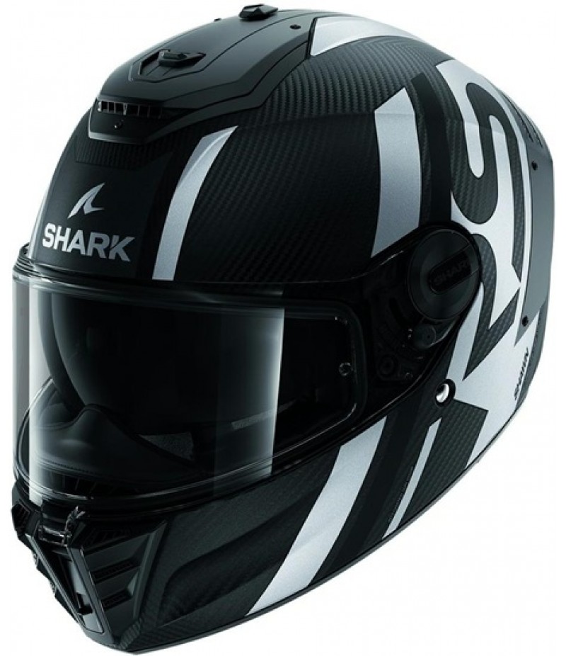 SHARK Spartan RS Carbon Shawn Mat Carbon / Black / Silver