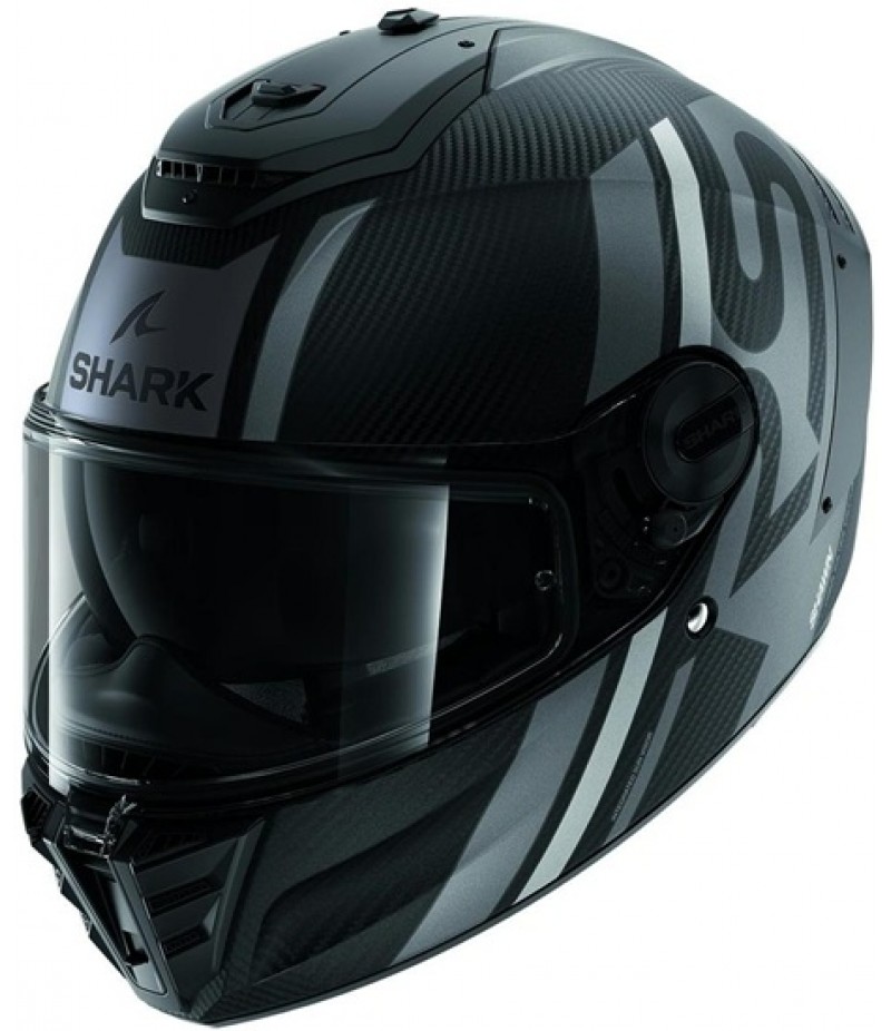 SHARK Spartan RS Carbon Shawn Mat Carbon / Silver / Anthracite